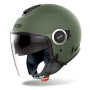 Casque jet Airoh Helyos Color Military Green Matt