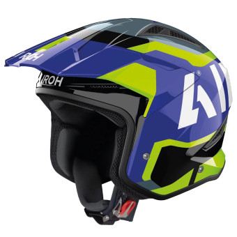 jet Airoh TRR II Jupiter Blue Yellow