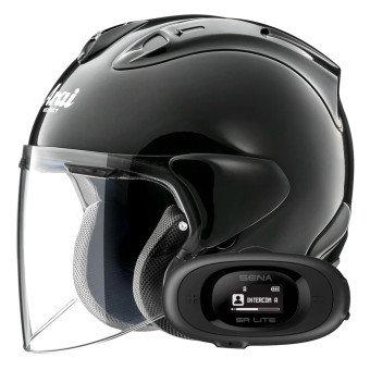 jet Arai SZ-R Vas Evo Black + Kit bluetooth 5R Lite Solo