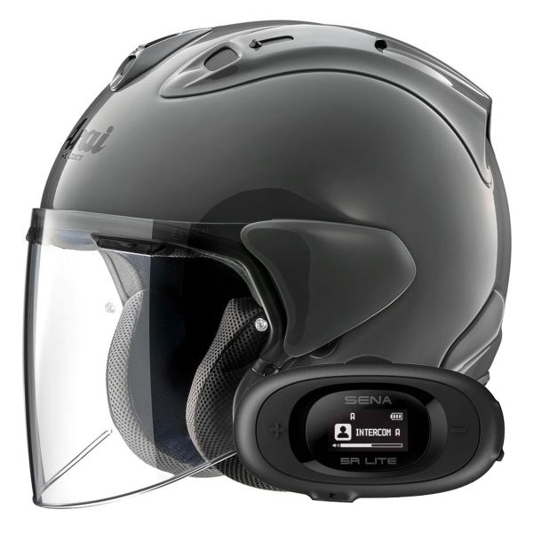 jet Arai SZ-R Vas Evo Grey + Kit bluetooth 5R Lite Solo