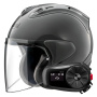 Casque jet Arai SZ-R Vas Evo Grey + Kit Bluetooth 5S Solo