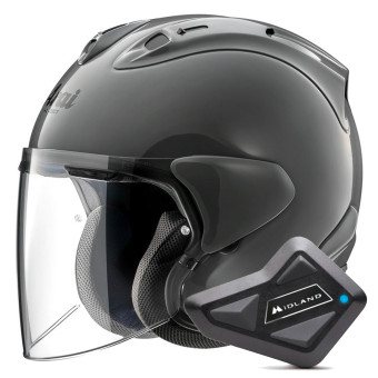 jet Arai SZ-R Vas Evo Grey + Kit Bluetooth BT Mini