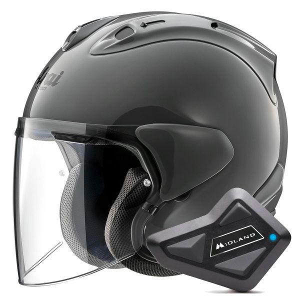 jet Arai SZ-R Vas Evo Grey + Kit Bluetooth BT Mini jet Arai SZ-R Vas Evo Grey + Kit Bluetooth BT Mini