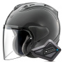 Casque jet Arai SZ-R Vas Evo Grey + Kit Bluetooth BT Mini