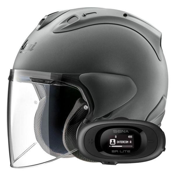 jet Arai SZ-R Vas Evo Gun Mettallic + Kit bluetooth 5R Lite Solo