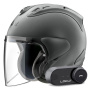 Casque jet Arai SZ-R Vas Evo Gun Metallic + Kit Bluetooth Lokui K30