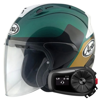 jet Arai SZ-R Vas Evo Levante + Kit Bluetooth 5S Solo