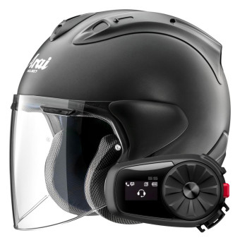 jet Arai SZ-R Vas Evo Matt Black + Kit Bluetooth 5S Solo