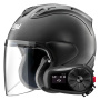 Casque jet Arai SZ-R Vas Evo Matt Black + Kit Bluetooth 5S Solo