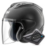 Casque jet Arai SZ-R Vas Evo Matt Black + Kit Bluetooth BT Mini