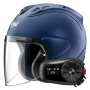 Casque jet Arai SZ-R Vas Evo Matt Blue + Kit Bluetooth 5S Solo