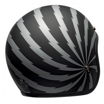 Bell Custom 500 Vertigo Matt Black Silver
