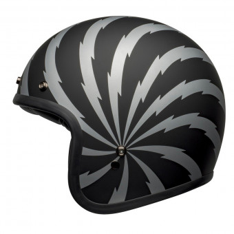 Bell Custom 500 Vertigo Matt Black Silver
