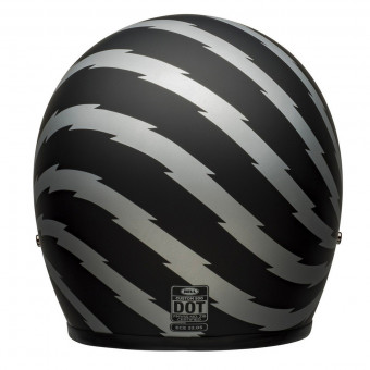 Bell Custom 500 Vertigo Matt Black Silver