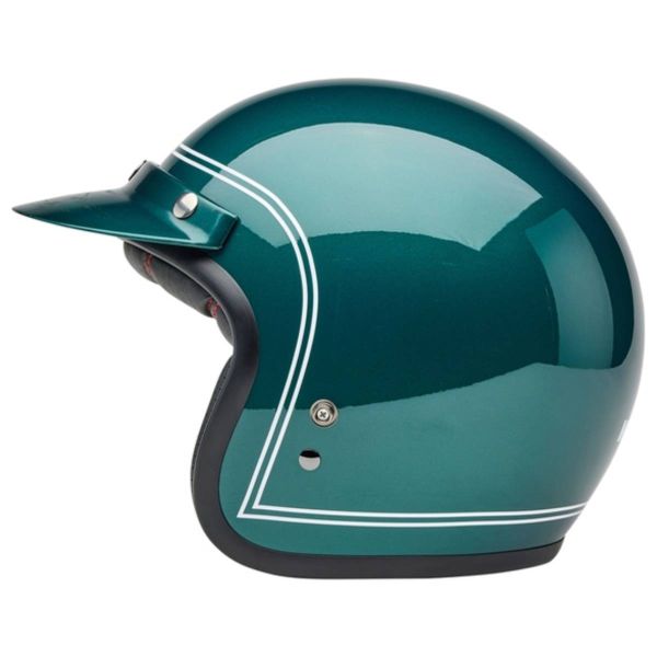 Bell Casco BELL Custom 500 - Steve McQueen Riverside Verde metalizado