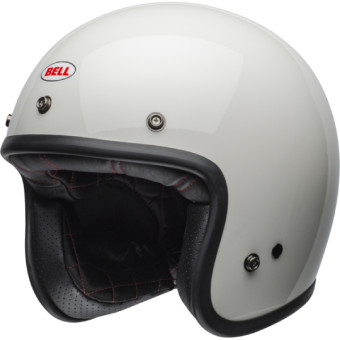 Casque jet Bell Custom 500 Vintage White