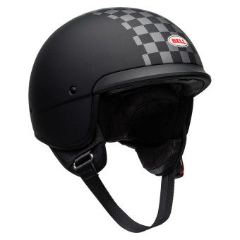 jet Bell Scout Air Check Matt Black White