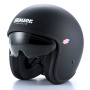 Casque jet Blauer Pilot 06 Mono Black Matt