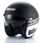 Casque jet Blauer Pilot 06 Noir Mat Blanc