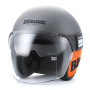 Casque jet Blauer Pod 06 Titanium Orange Matt