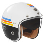 Casque jet Exklusiv Volt Liner White Blue Orange