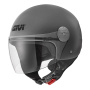 Casque jet Givi 10.7 Evo Solid Matt Titanium