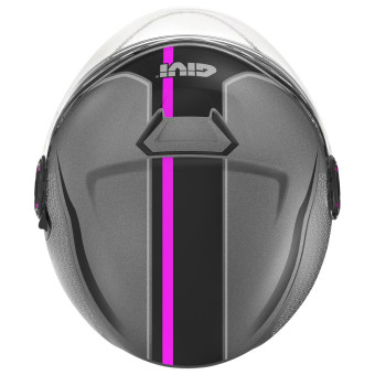 Givi 12.5 Graphic Touch Matt Titanium Pink