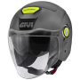 Casque jet Givi 12.5 Solid Grey