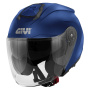 Casque jet Givi X25 Solid Matt Metal Blue