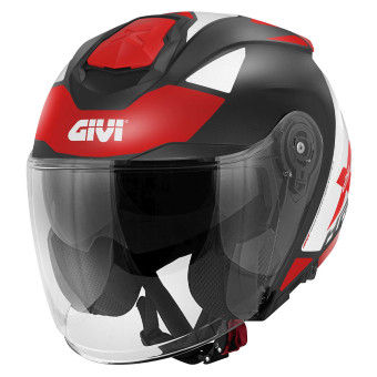 jet Givi X25 Target Black White Red