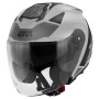 Casque jet Givi X25 Target Matt Silver Black