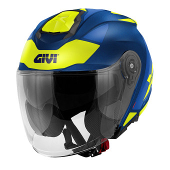 Casque jet Givi X25 Target White Yellow Casque jet Givi X25 Target White Yellow