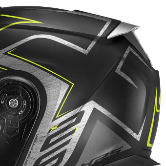 Givi X25 Trace Matt Black Titanium Yellow