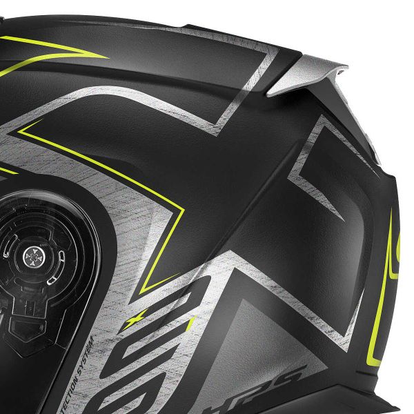 Givi X25 Trace Matt Black Titanium Yellow