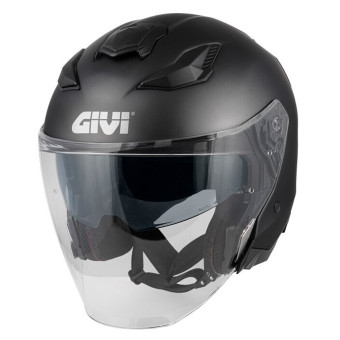 Casque jet Givi X31 Fiber Solid Matt Black Casque jet Givi X31 Fiber Solid Matt Black