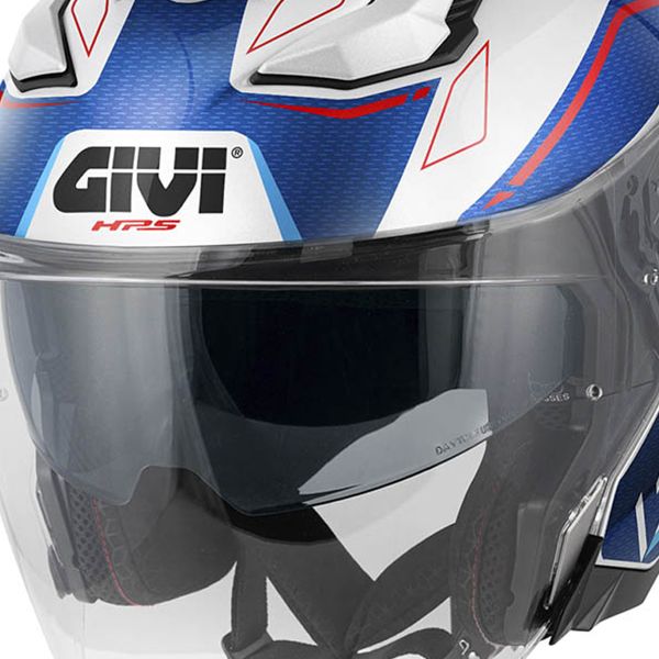 Givi X31 Impact White Metal Blue Red