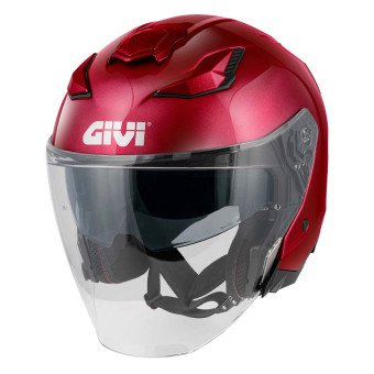 Casque jet Givi X31 Solid Burgundy Casque jet Givi X31 Solid Burgundy