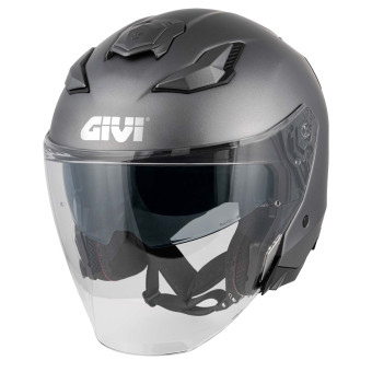 Casque jet Givi X31 Solid Matt Titanium Casque jet Givi X31 Solid Matt Titanium