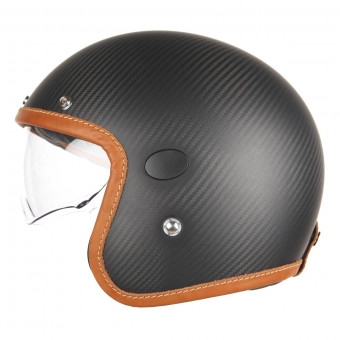 Casque jet Helstons Naked Black Carbon Matt Casque jet Helstons Naked Black Carbon Matt