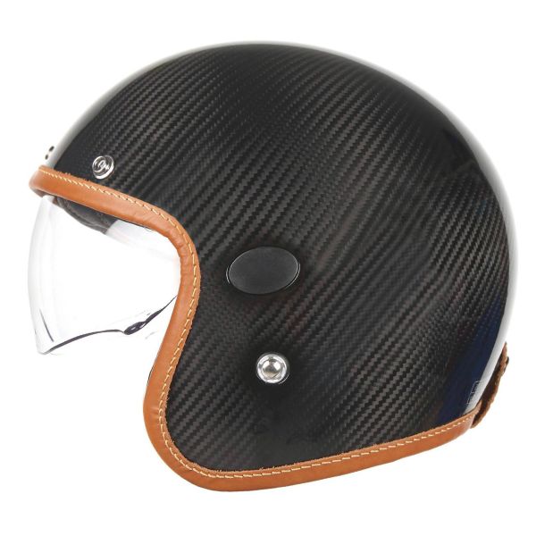Casco moto Helstons Naked Black Carbon Shiny Al Mejor Precio iCasque.es