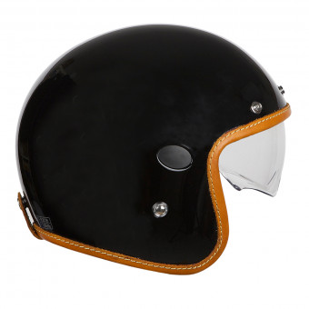 Casque jet Helstons Naked Black Casque jet Helstons Naked Black