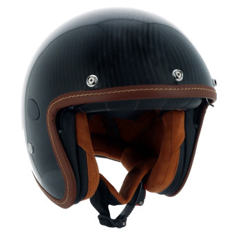 Helstons Naked Negro Carbono brillante