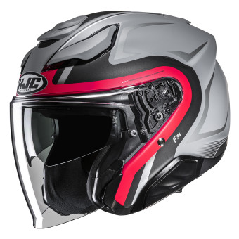Casque jet HJC F31 Bask MC1SF