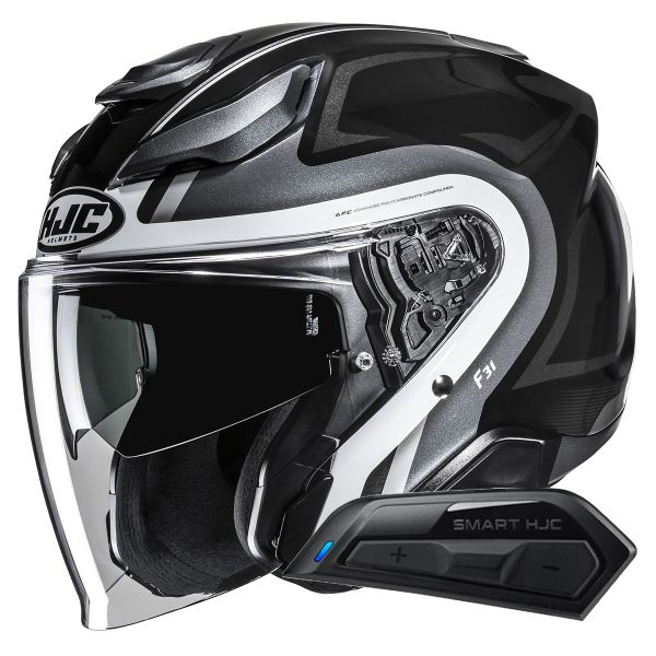 jet HJC F31 Bask MC5 + Kit Bluetooth Smart 11B jet HJC F31 Bask MC5 + Kit Bluetooth Smart 11B