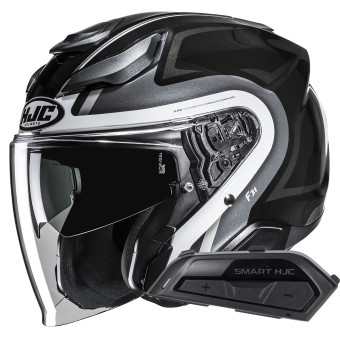 Casque jet HJC F31 Bask MC5 + Kit Bluetooth Smart 21B Casque jet HJC F31 Bask MC5 + Kit Bluetooth Smart 21B
