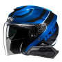 Casque jet HJC F31 Naby MC2 + Kit Bluetooth Smart 21B Flat Black