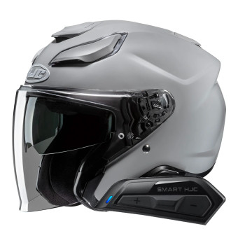 Casque jet HJC F31 N.Grey + Kit Bluetooth Smart 11B Casque jet HJC F31 N.Grey + Kit Bluetooth Smart 11B