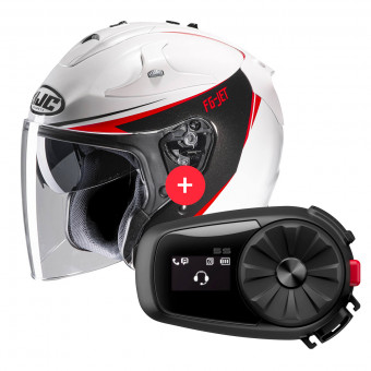 jet HJC FG-Jet Balin MC1 + Kit Bluetooth 5S