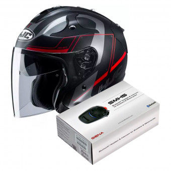 jet HJC FG-Jet Komina MC1SF + Kit Bluetooth Sena SMH5
