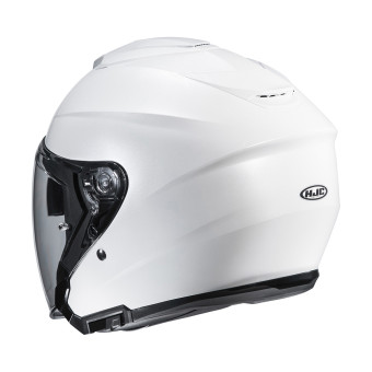 HJC I30 Pearl White + Kit Bluetooth Sena SMH5